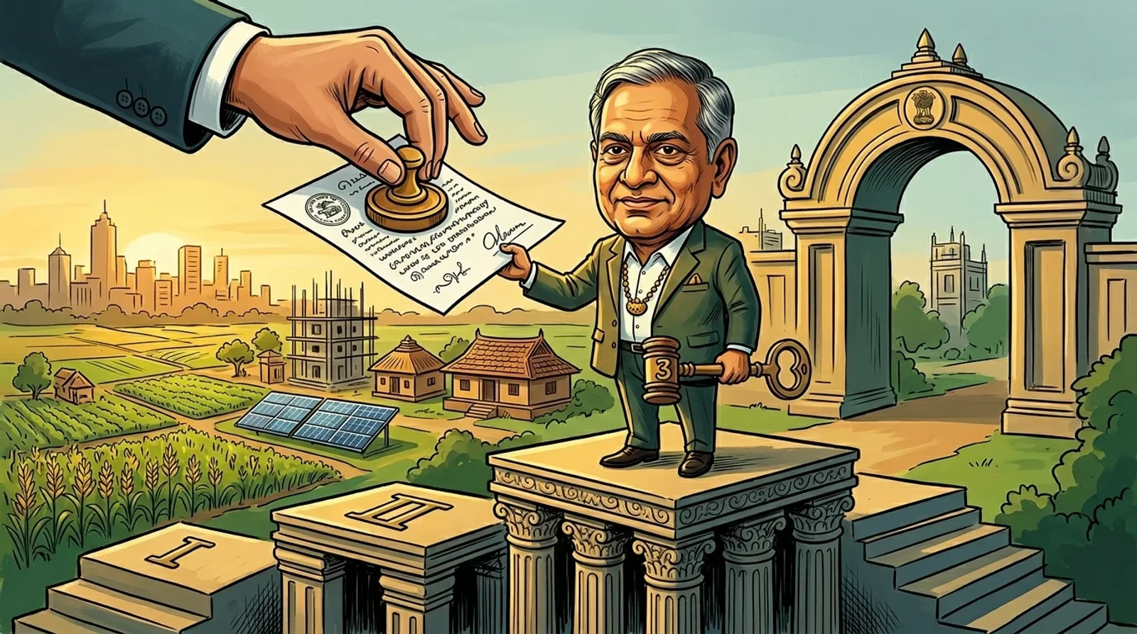 Portrait of B Ramesh Babu, MD and CEO of Karur Vysya Bank