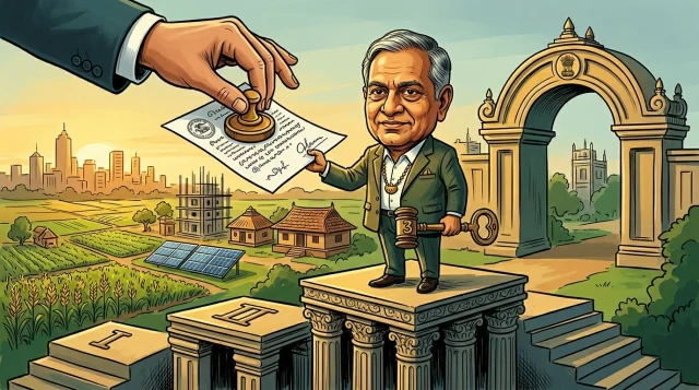 Portrait of B Ramesh Babu, MD and CEO of Karur Vysya Bank