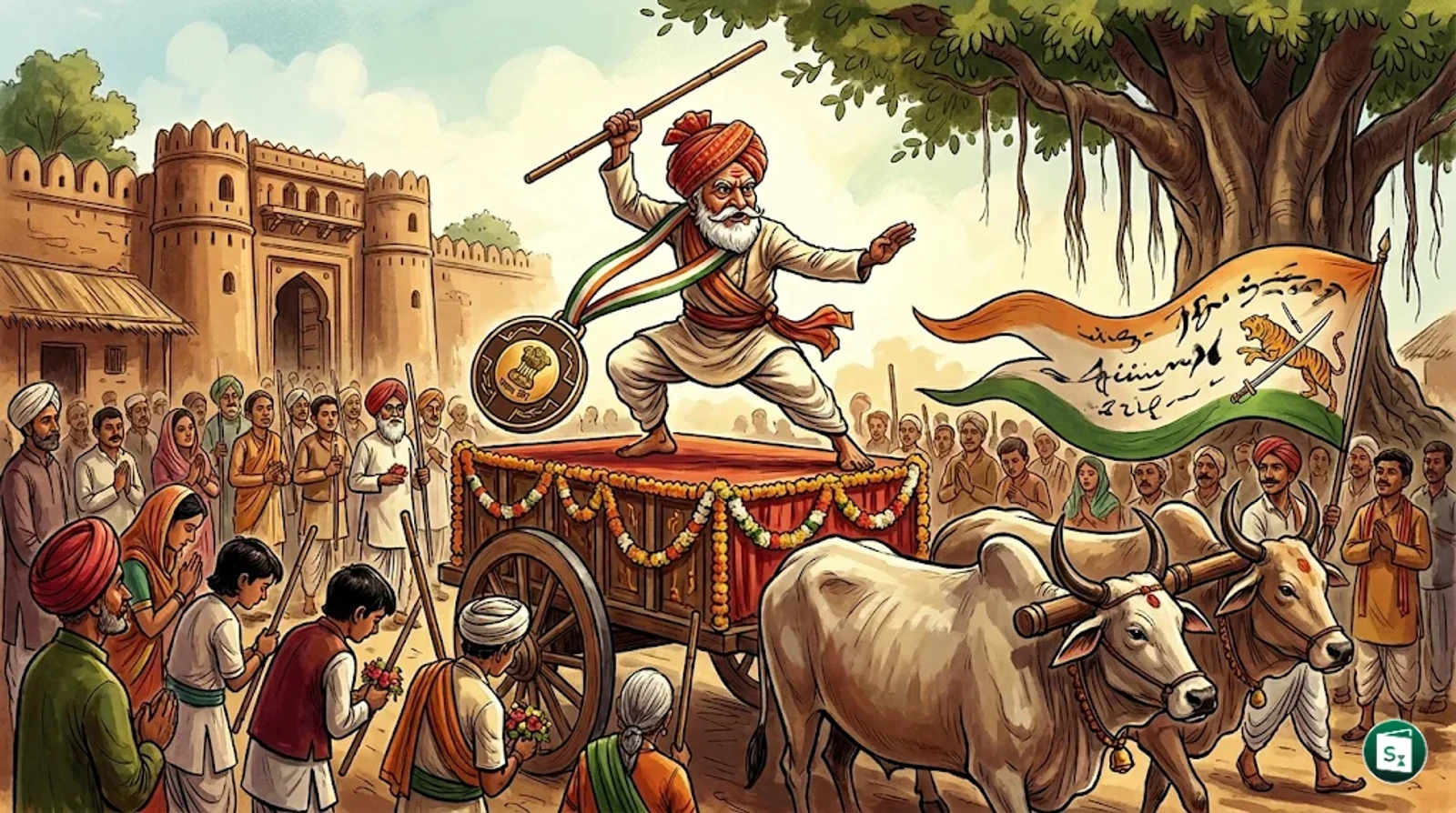 Portrait of Bhagwandas Raikwar