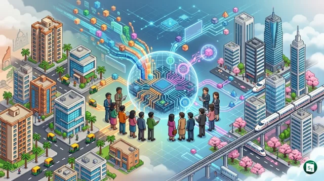 Representation of a smart city digital twin with integrated construction data