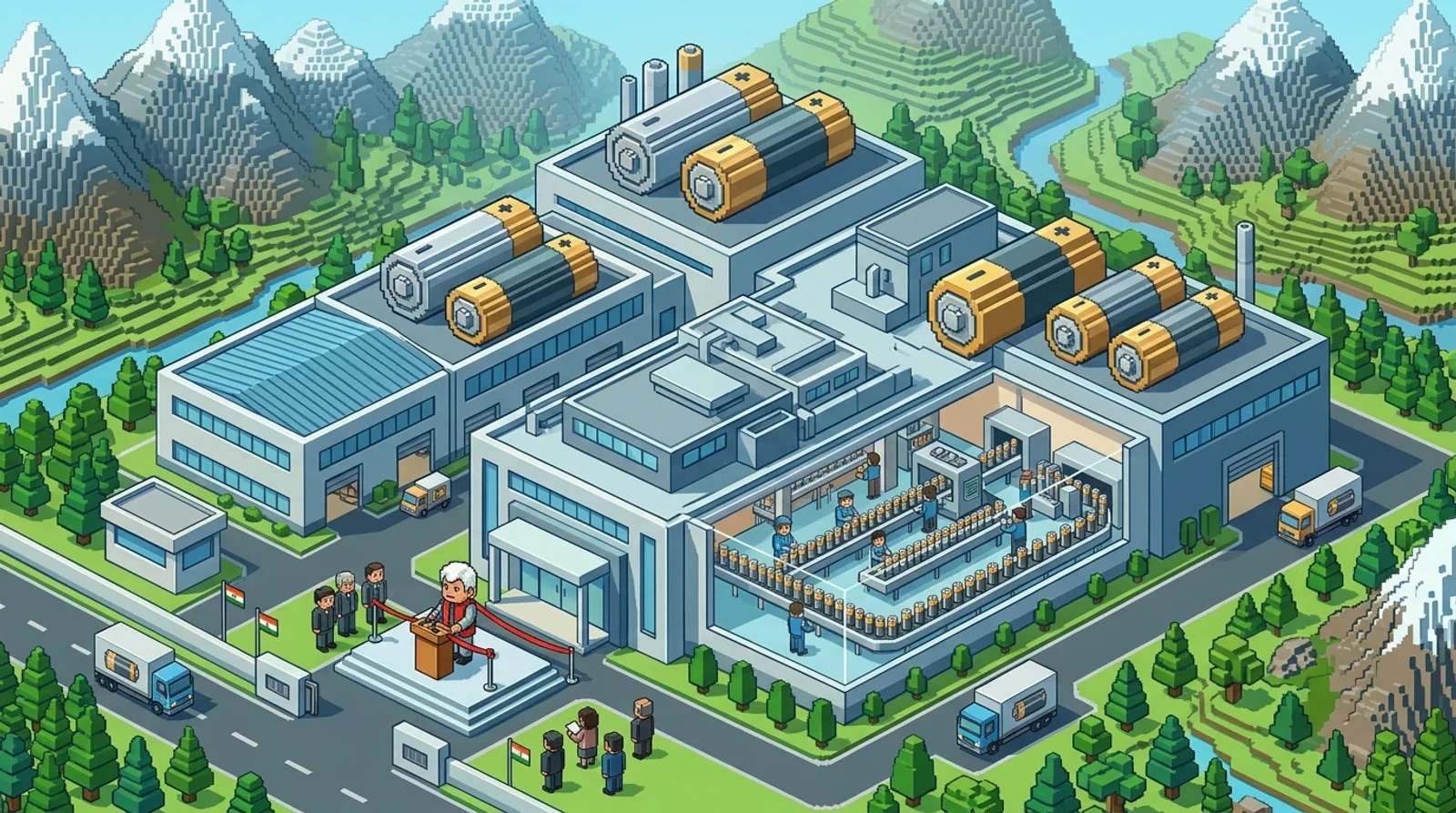 The new Eveready alkaline battery manufacturing facility in Jammu and Kashmir