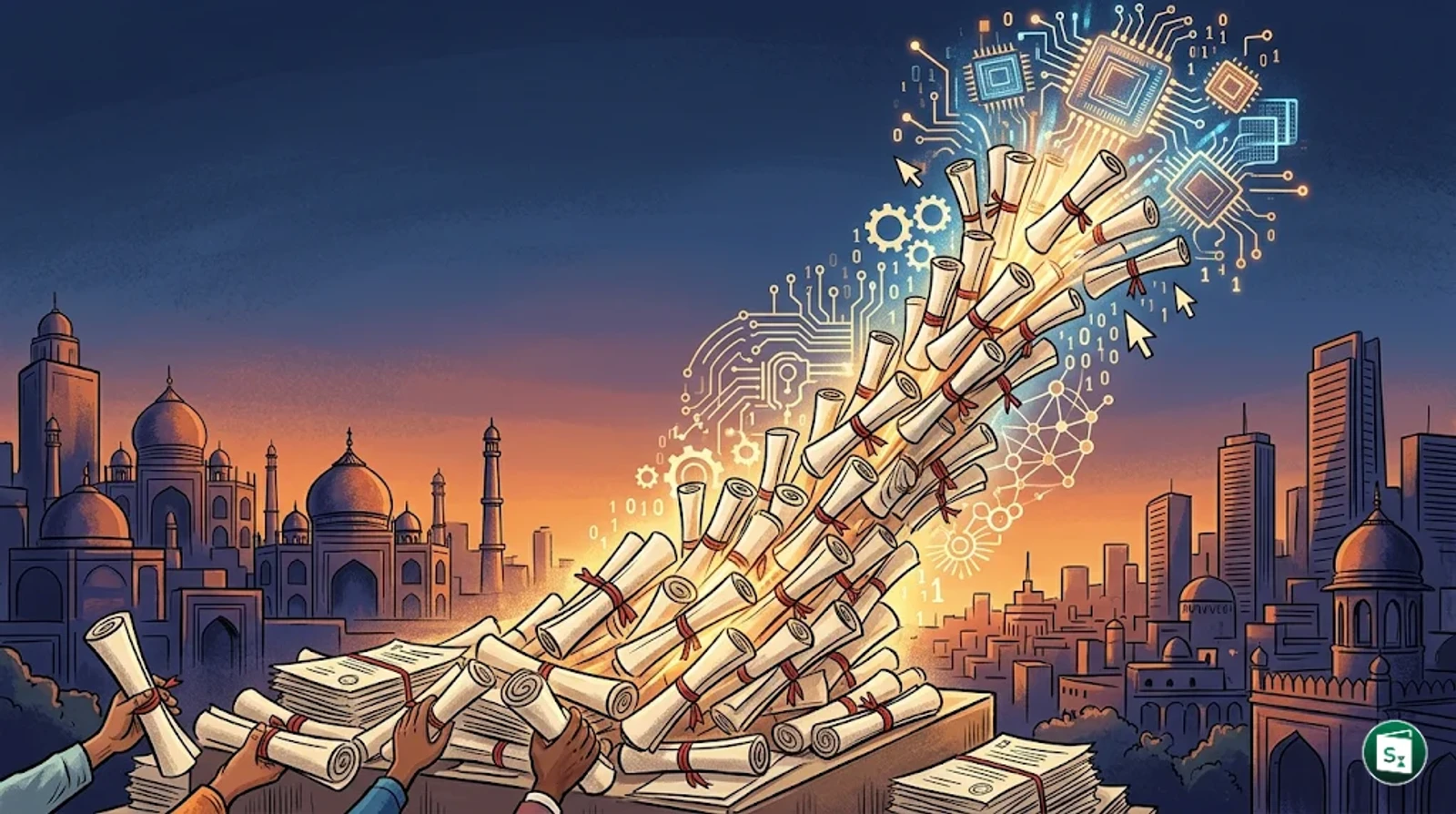 Digital representation of patent records and innovation symbols