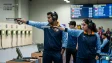 Indian shooters Mukesh Nelavalli and Palak Gulia at the ISSF World Cup
