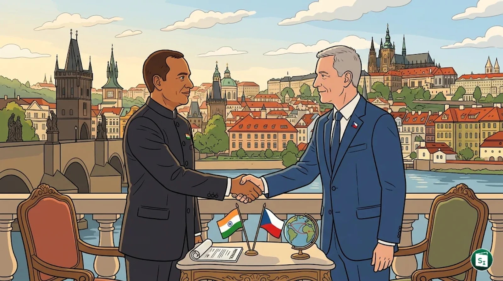 Union Minister Jitin Prasada co-chairing the 13th JCEC session in Prague