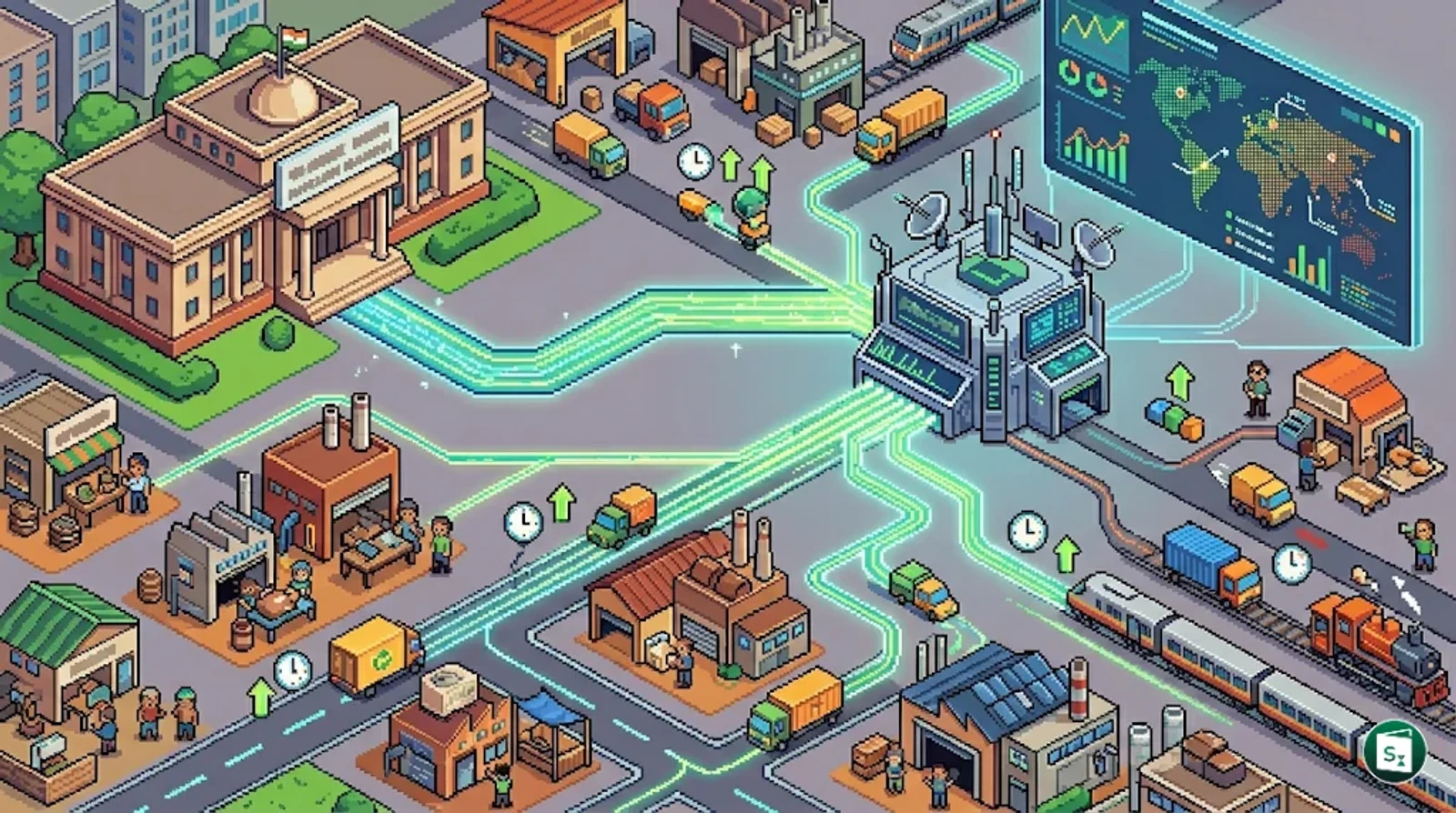 Digital representation of logistics data and MSME supply chain integration