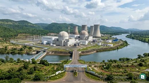 Logos of NTPC and EDF representing collaboration on nuclear energy