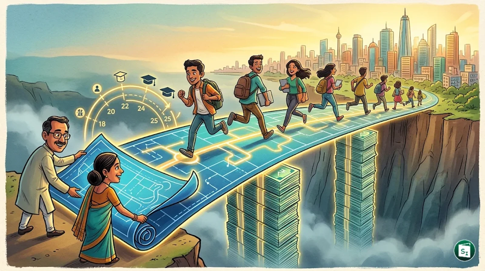 Digital representation of youth empowerment and skill development under the PM Internship Scheme