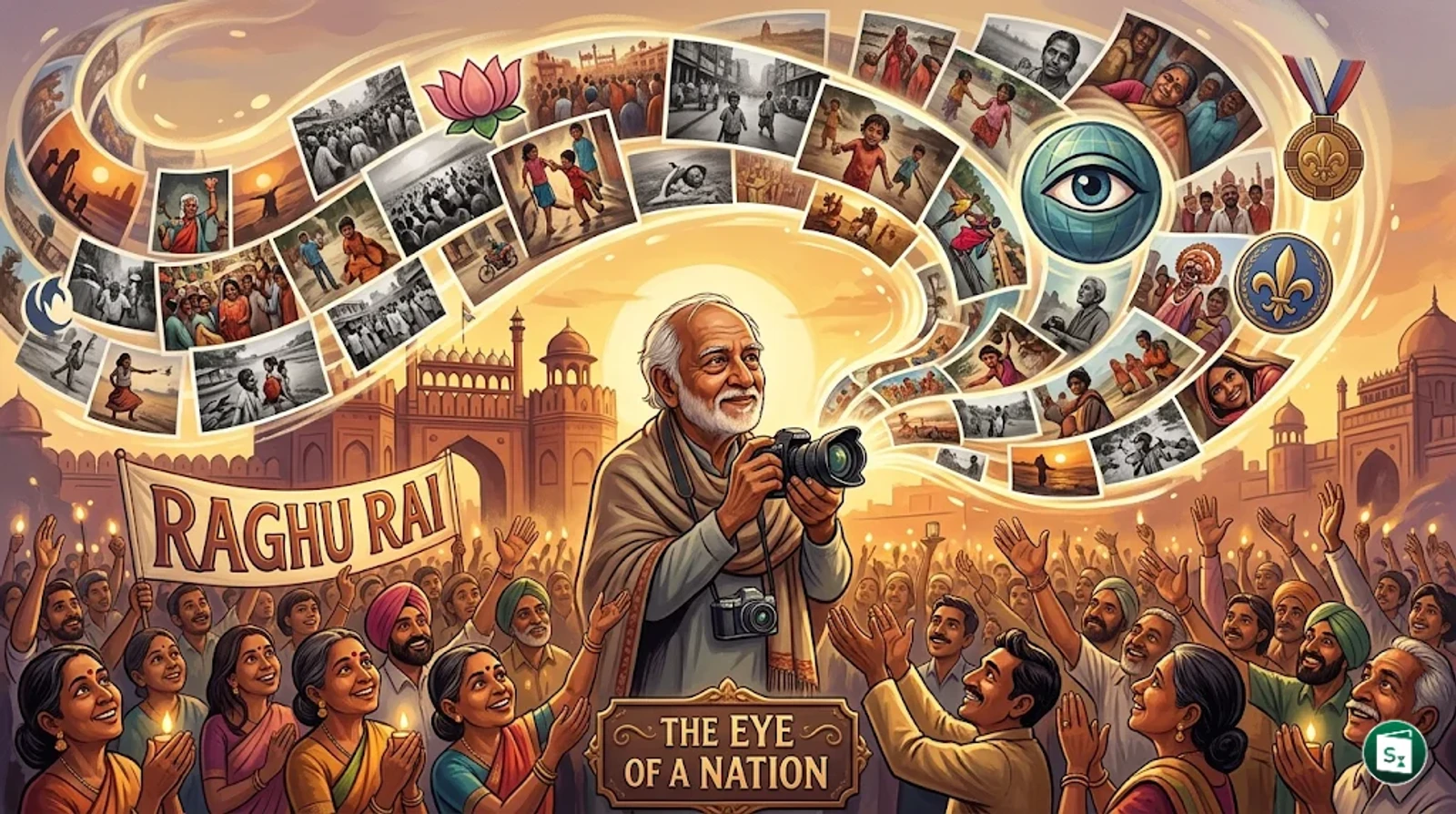 Portrait of Raghu Rai, the Father of Indian Photojournalism