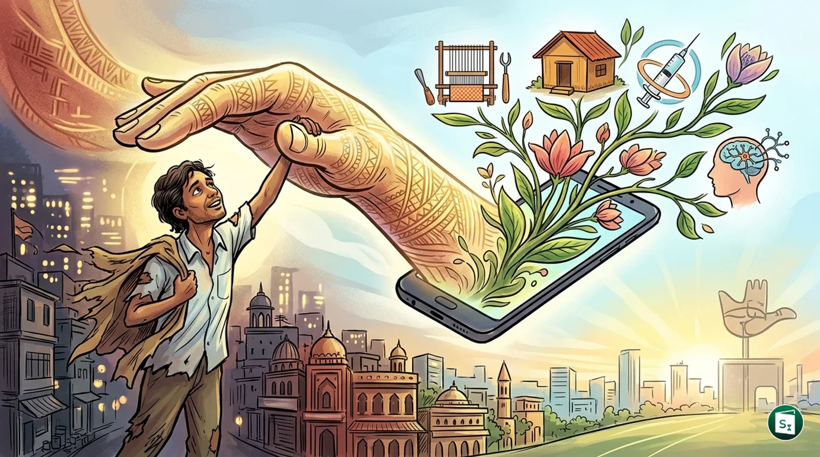 Digital representation of the SMILE Beggary Survey App interface