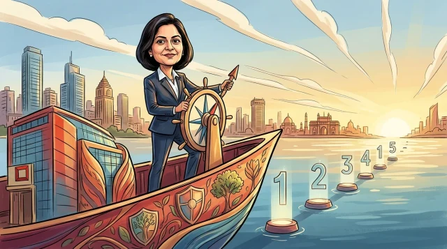Portrait of Vibha Padalkar, MD & CEO of HDFC Life Insurance