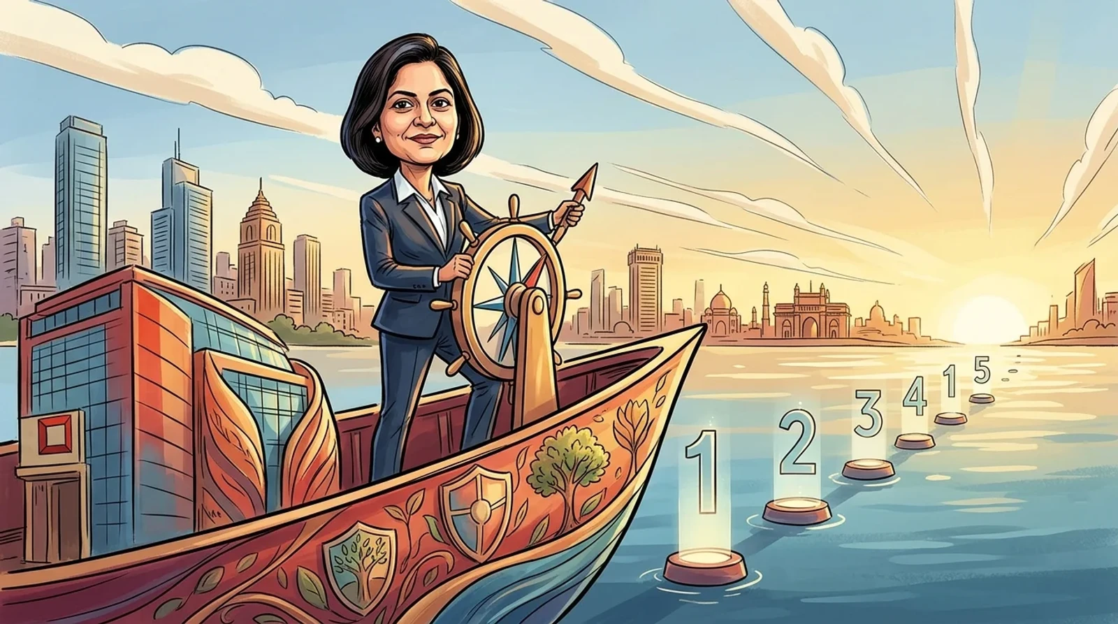 Portrait of Vibha Padalkar, MD & CEO of HDFC Life Insurance